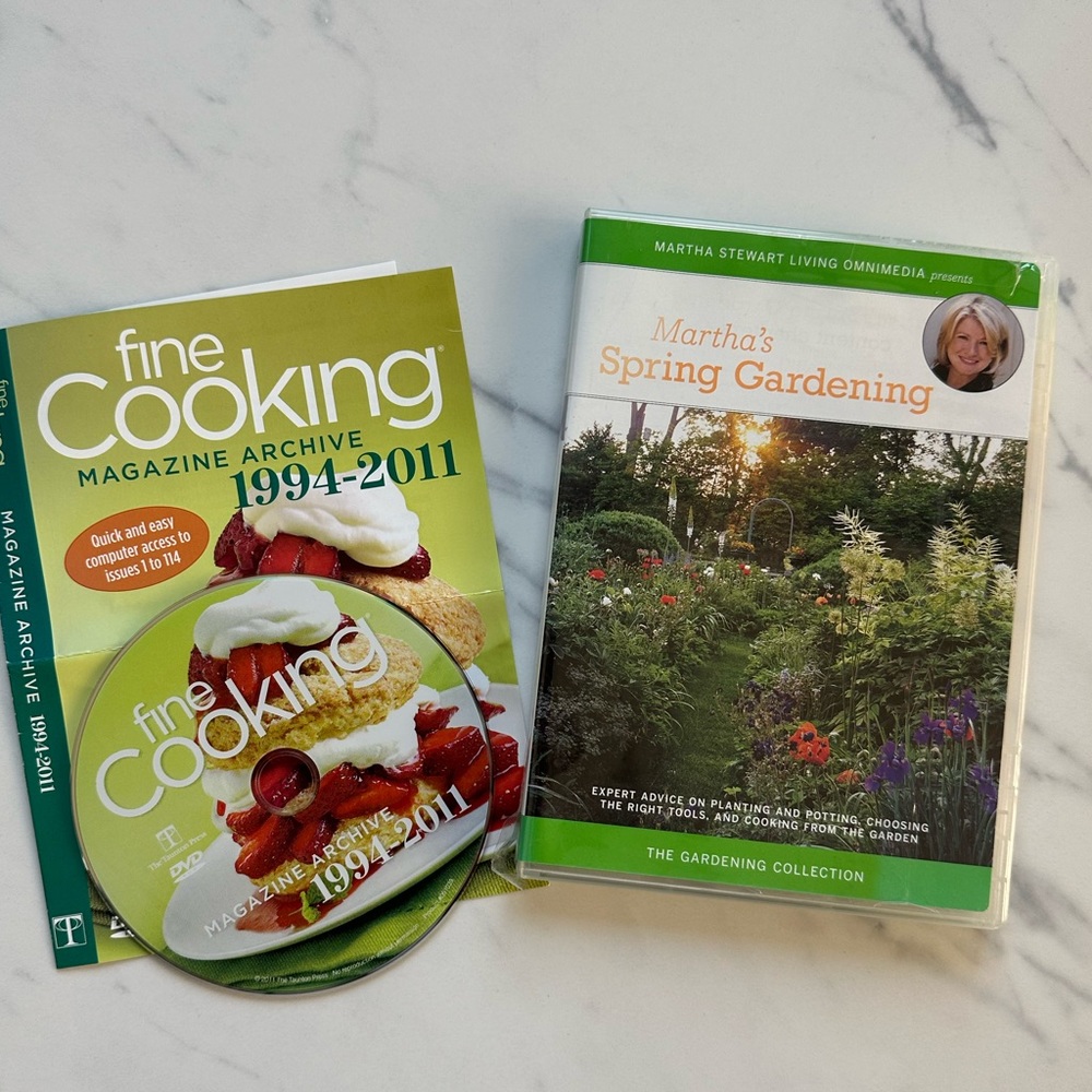 Martha Stewart + Fine Gardening DVDs